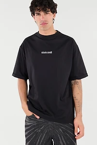Cotton T-Shirt With Tigers And Logo