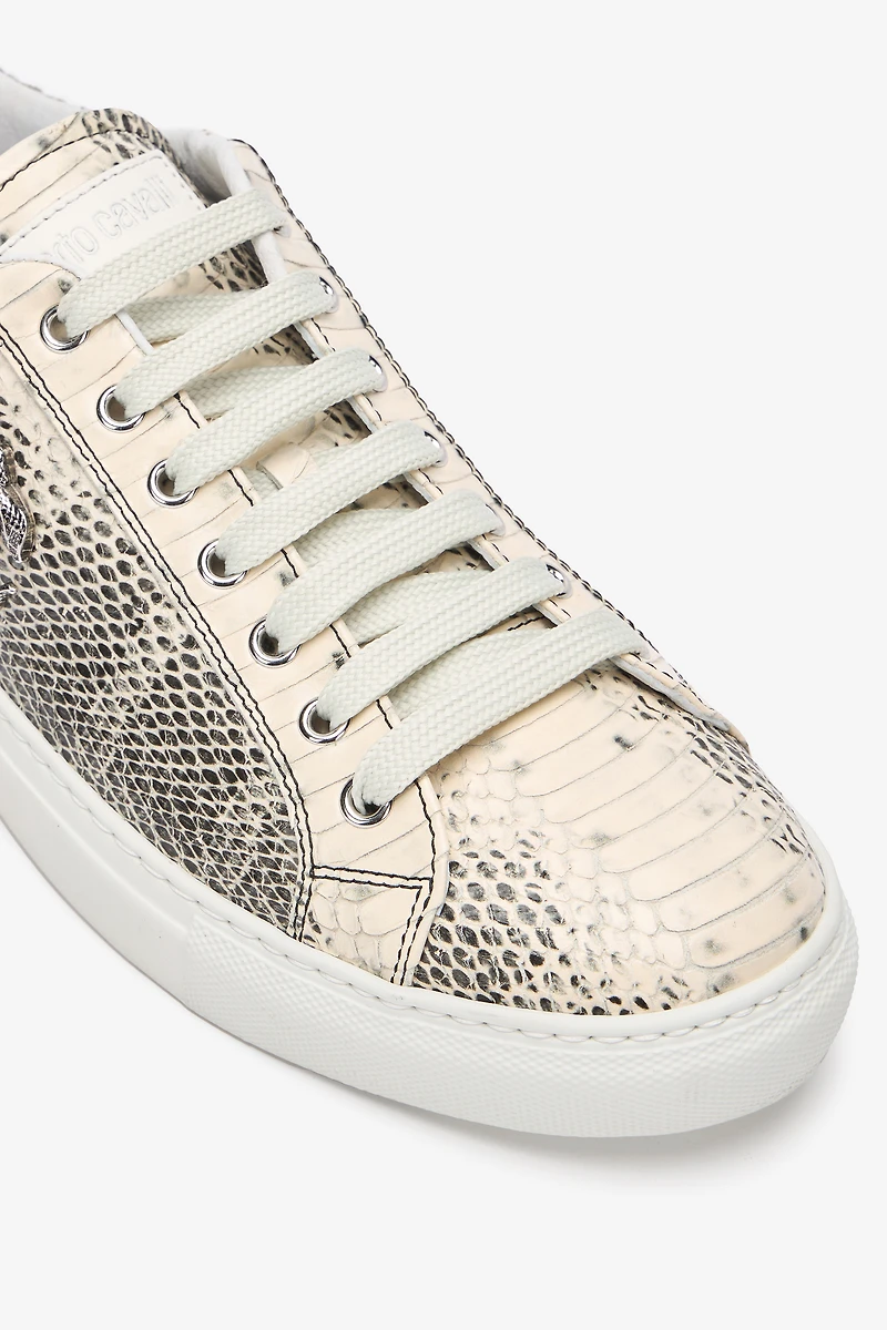 Sneakers With Cobra Print