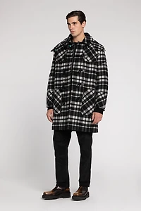 Plaid Duffle Coat
