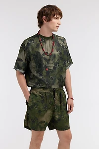 Swim shorts with print