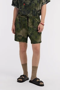 Swim shorts with print