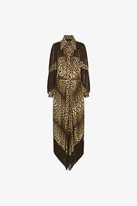 Fringe long dress