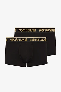 Set of two boxer shorts with logo band
