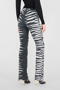 Pants With Zebra Print