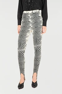 Zebra-Print Leggings