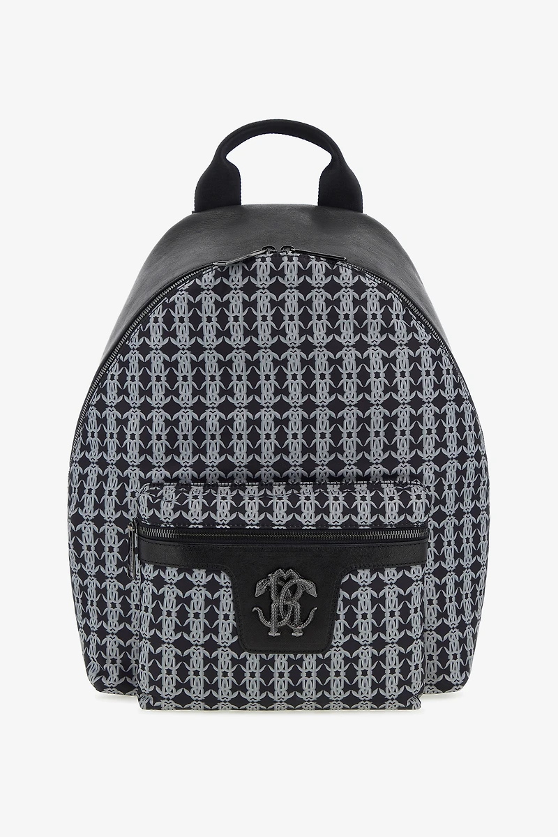 Backpack with Monogram Mirror Snake