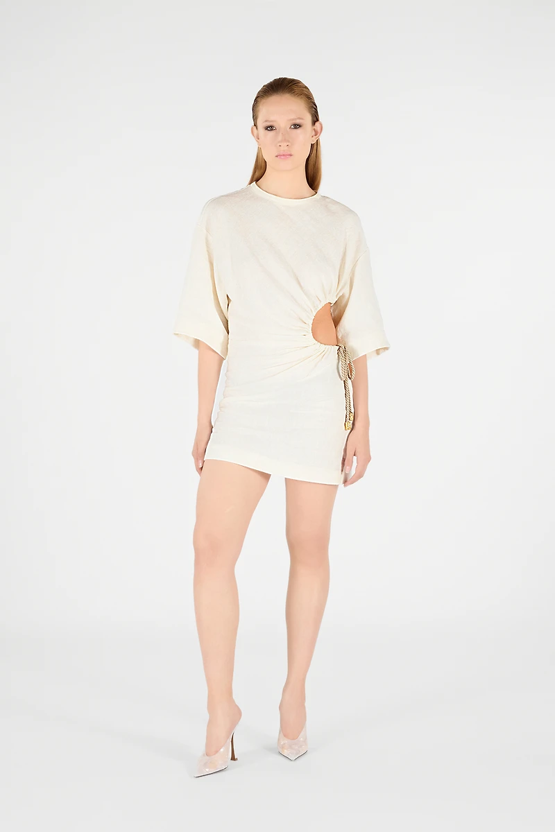 Wall Print Short Dress