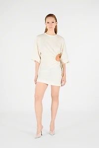 Wall Print Short Dress