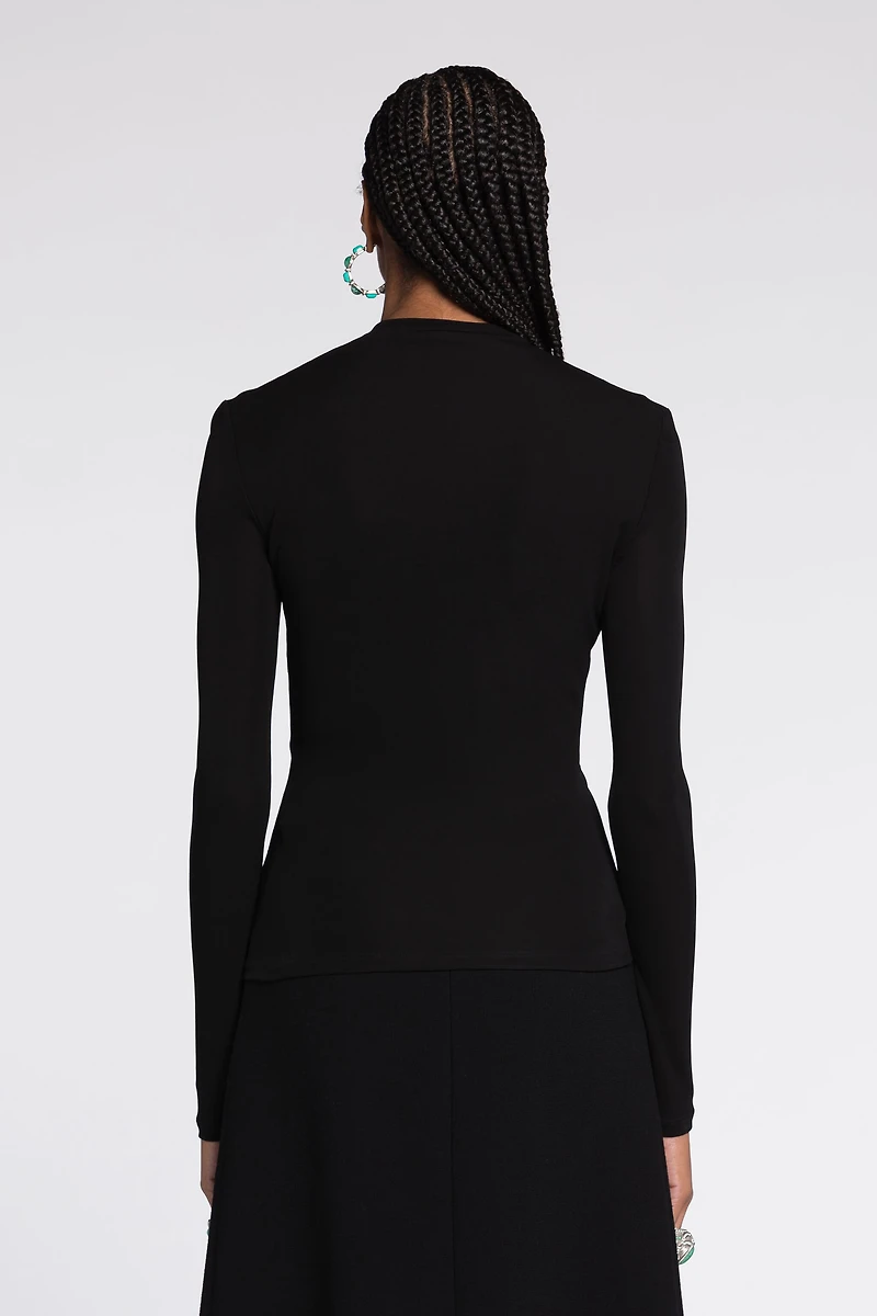 Embellished Gathered Top