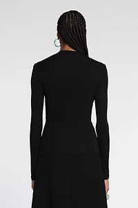 Embellished Gathered Top