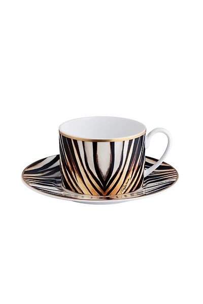 Ray Of Gold2 Tea Cups In Gift Box