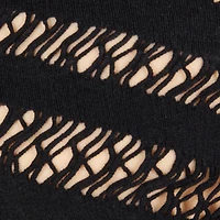 Vest Top With Openwork Zebra Pattern