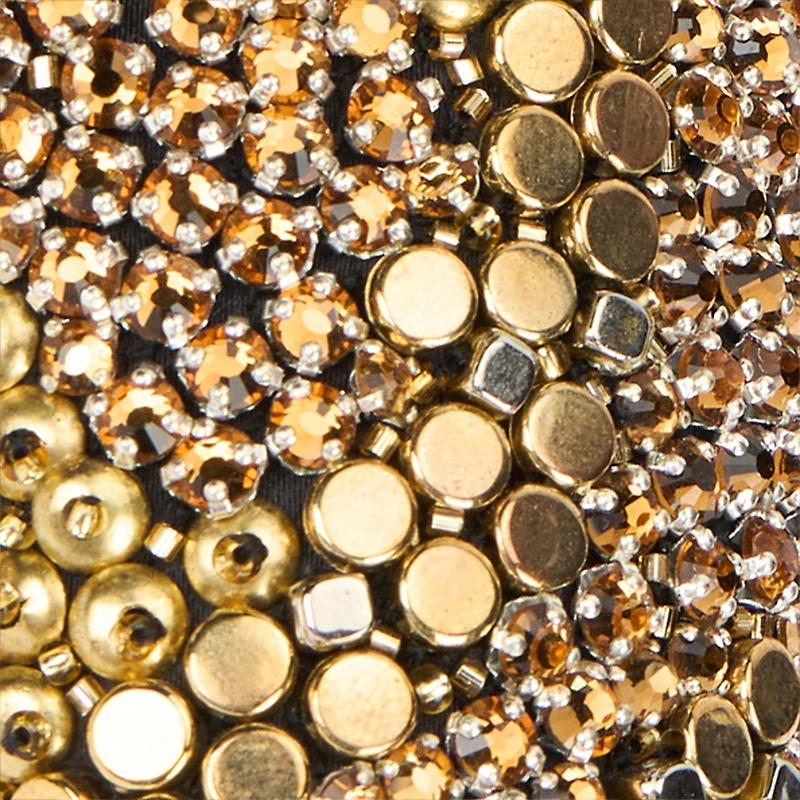 Gold Pointed-Toe Pumps