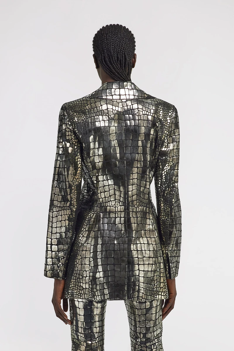 Crocodile Effect Blazer