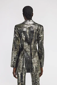 Crocodile Effect Blazer