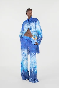 Stretto di Messina Print Trousers