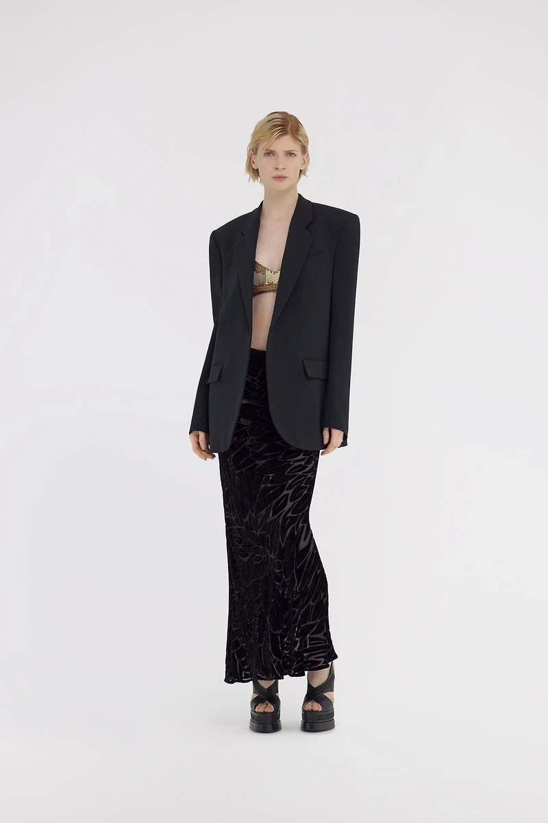 Black Single-Breasted Jacket