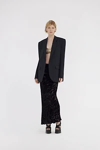 Black Single-Breasted Jacket