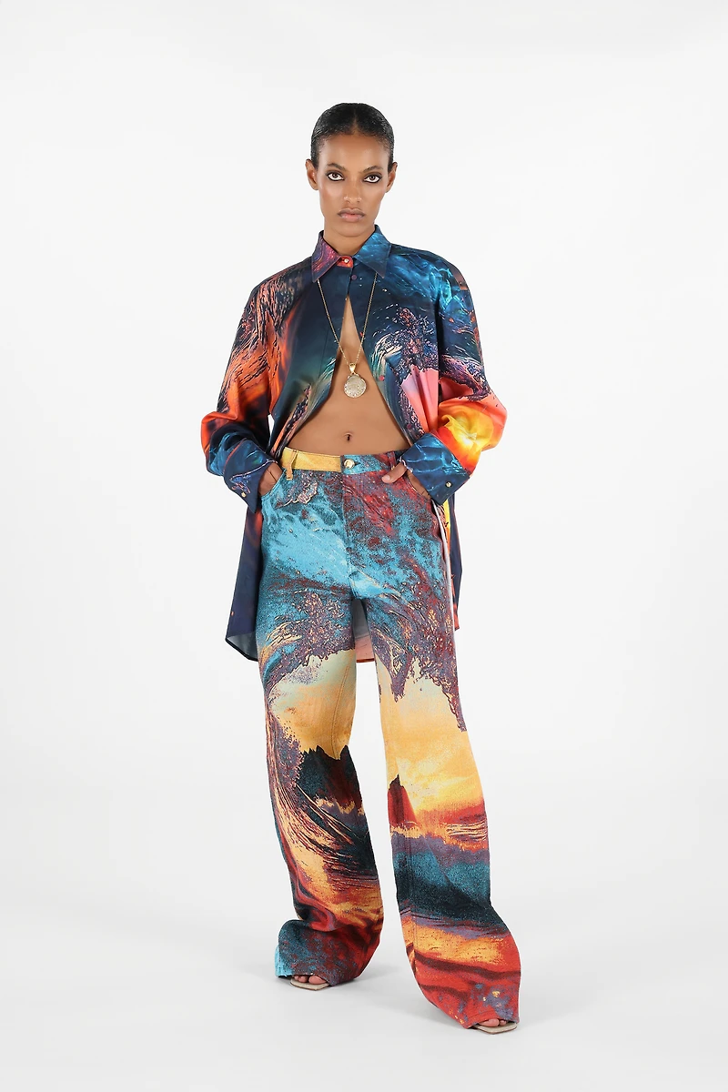 Itaca Print Trousers