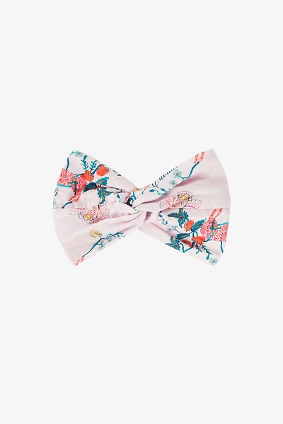 Leopard And Pomegranate-Print Twist Headband