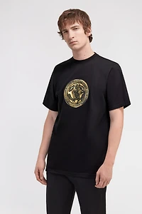 T-shirt with printed logo