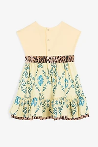 RC Monogram-Print Cotton Dress