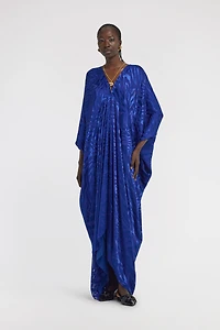 Dévoré Zebra Print Kaftan