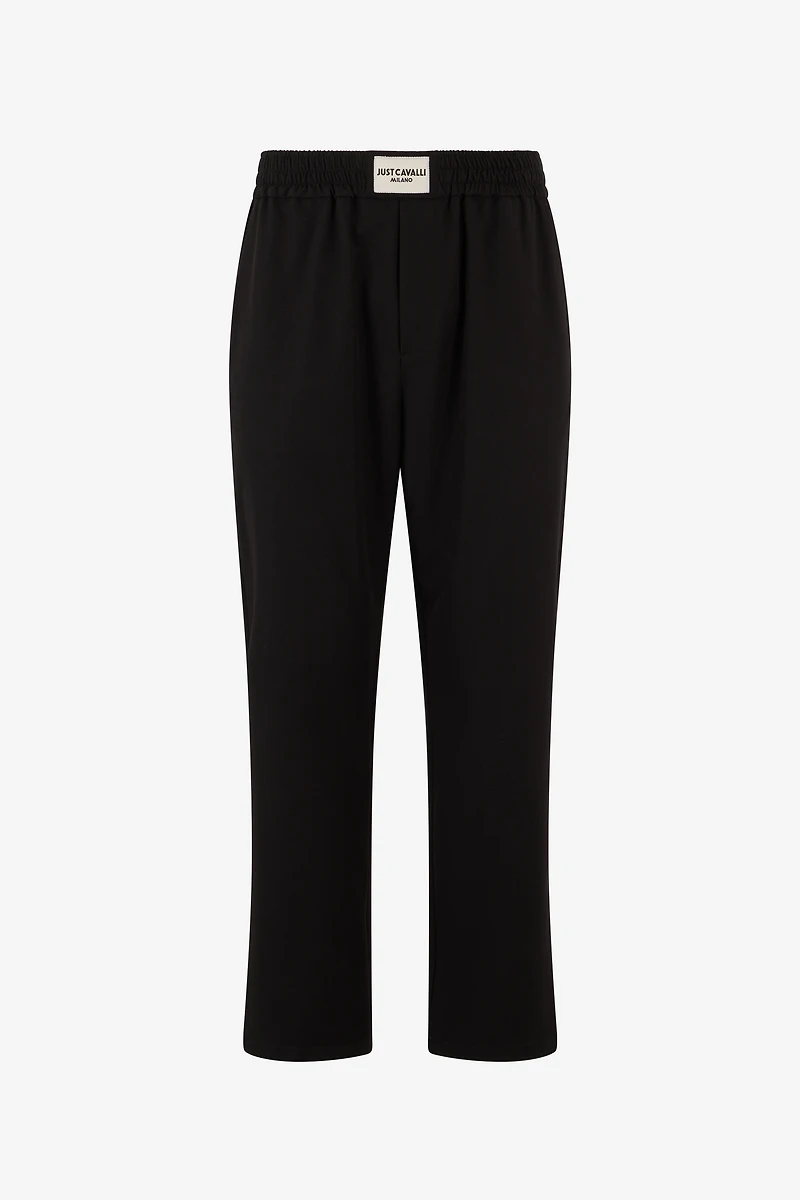 Sports Pants With Logo Label