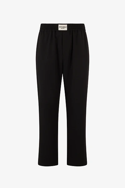 Sports Pants With Logo Label