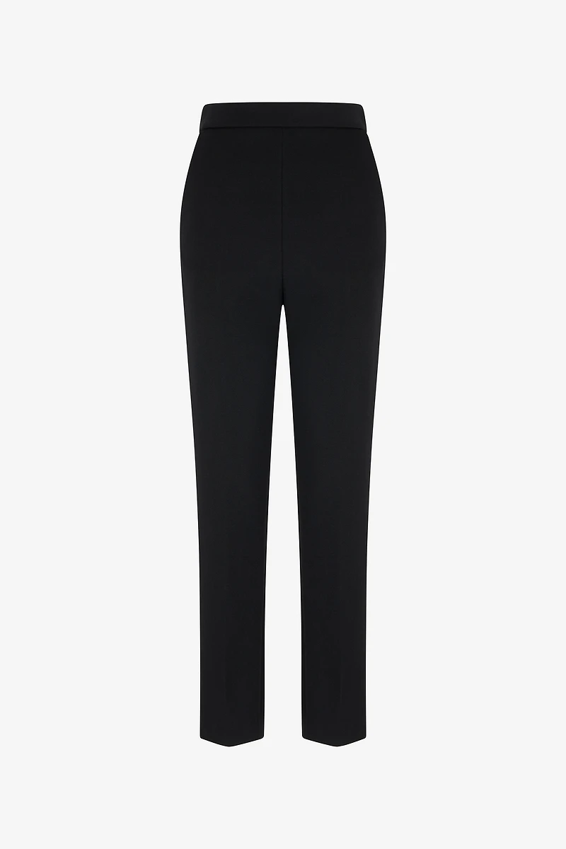 High-waisted trousers