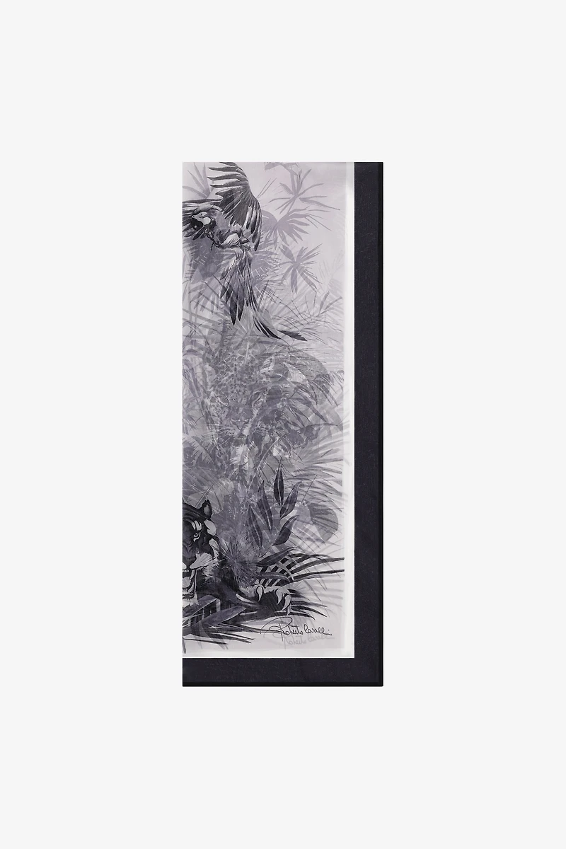 Roberto Cavalli Stole with JUNGLE print