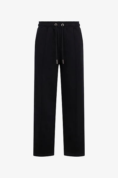 Black Pintuck Trousers