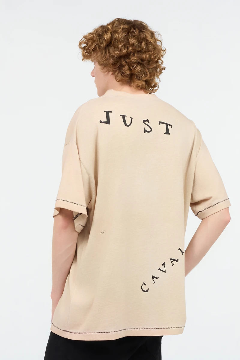 T-Shirt With Leopard