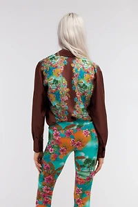 Hawaii print shirt