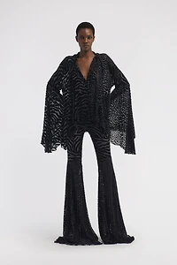 Bell-sleeve shirt