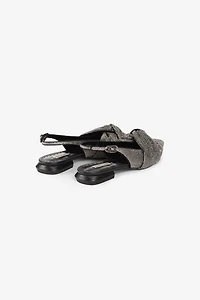 Le Pettegole Crystal-Embellished Slingback Pumps