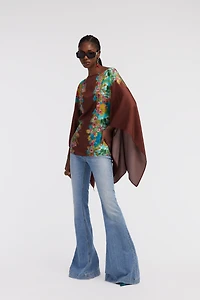 Hawaii Print Silk Shirt