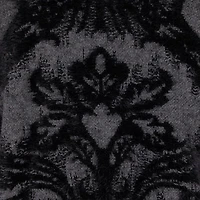 Sweater With Plush Brocade Pattern