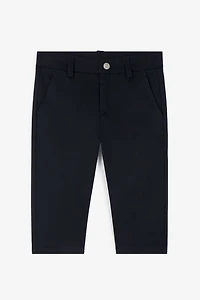 RC Monogram-Embroidered Cotton Trousers