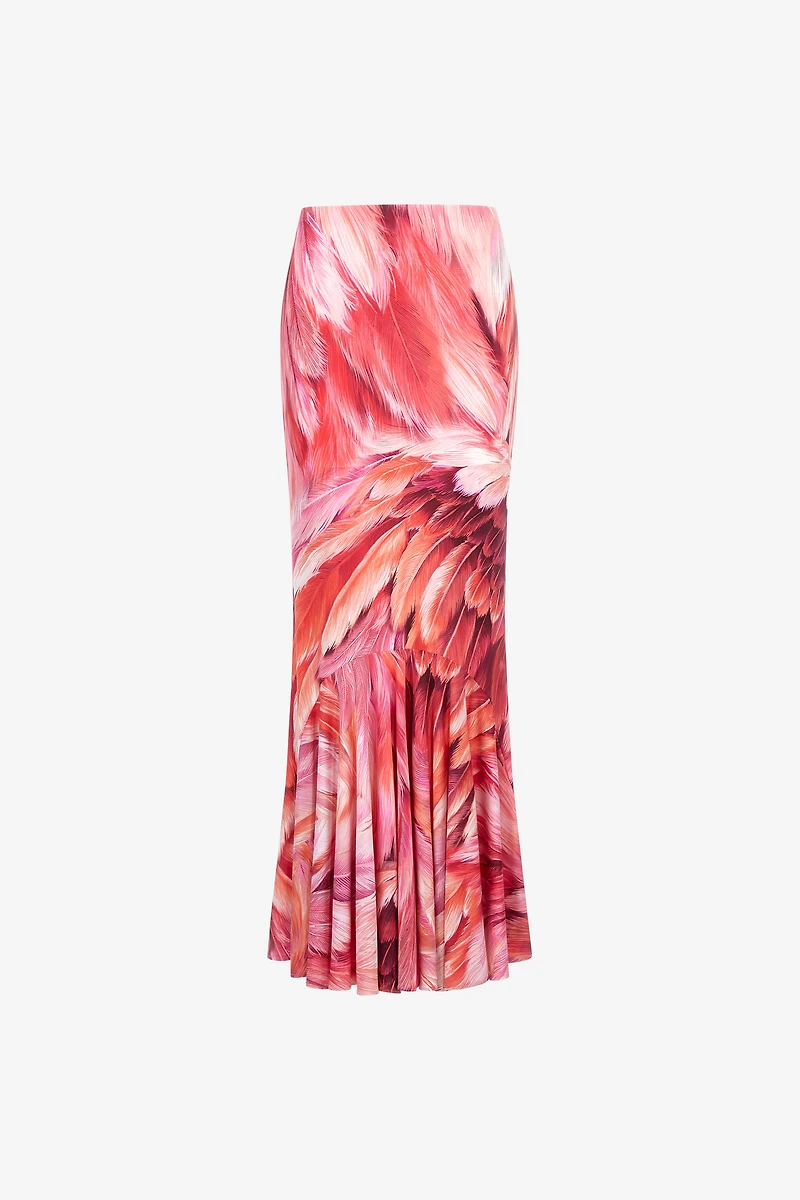 Plumange Print Skirt