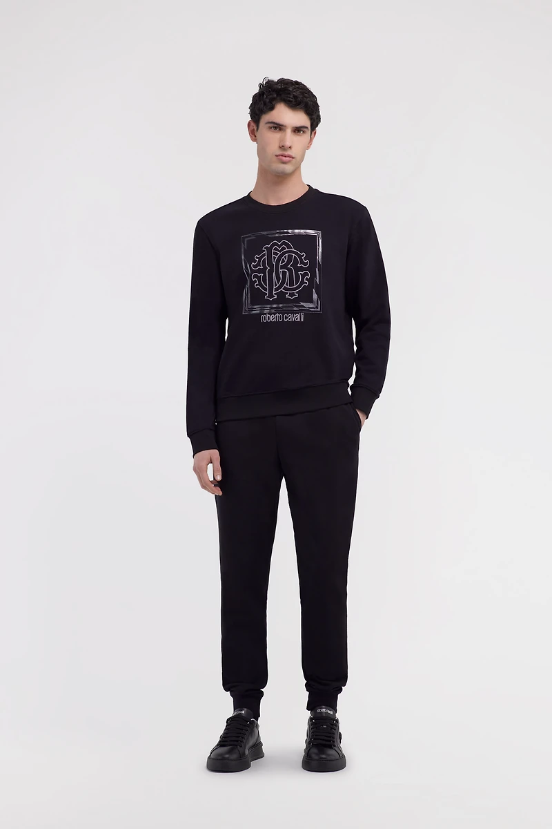 Black Logo Joggers