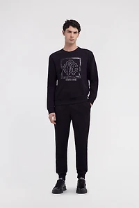 Black Logo Joggers