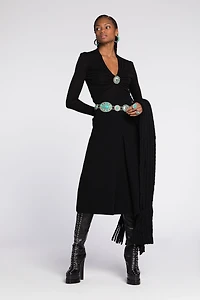 Embellished Gathered Top