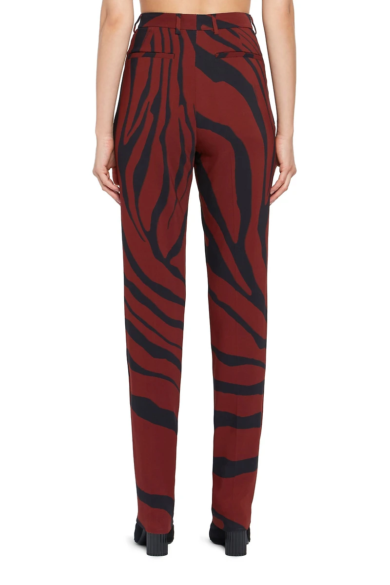 Zebra print trousers