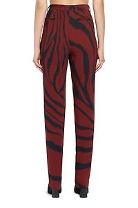 Zebra print trousers