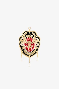 RC Monogram Crest Earring
