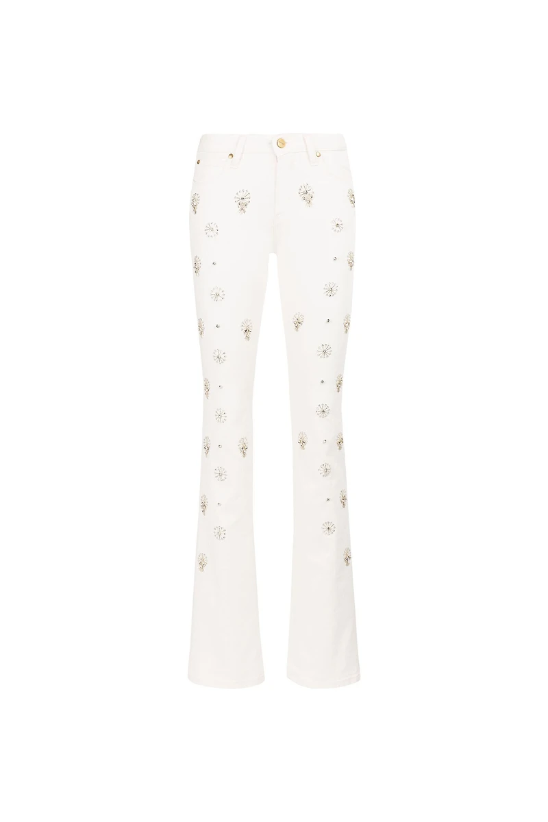Bead-Embellished Jeans