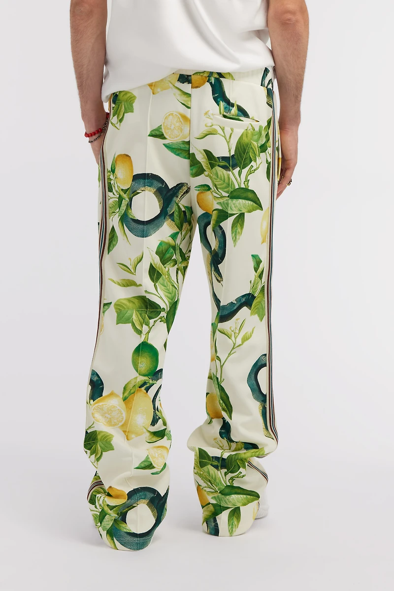 Lemon print trousers