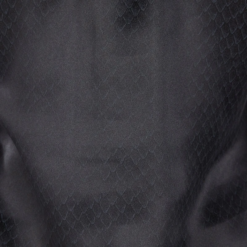 Snake-Effect Silk Shirt