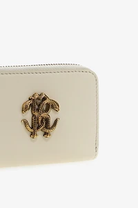 Small wallet with Monogram RC and zip